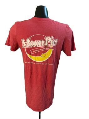 MoonPie General Store Chattanooga TN Graphic T-Shirt Red Heather Small Anvil
